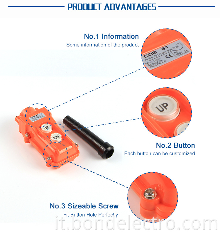 Advantage of COB Pushbutton Switch